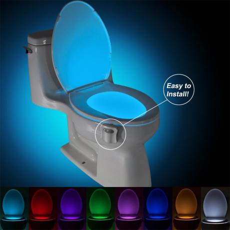 Backlight toilet