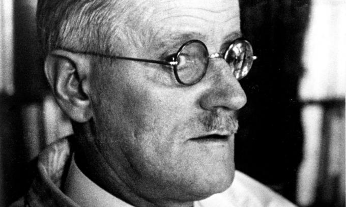 James Joyce, the Irish writer and poet