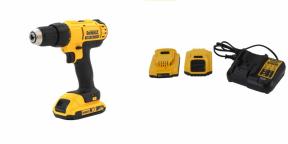 Profitable: Cordless drill-driver DeWalt with a discount of 1,410 rubles