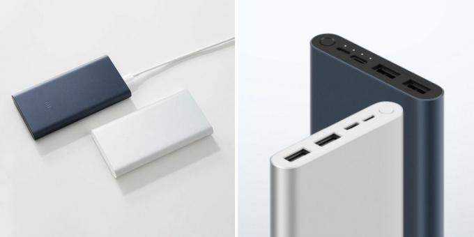 Powerbank with four Xiaomi connectors