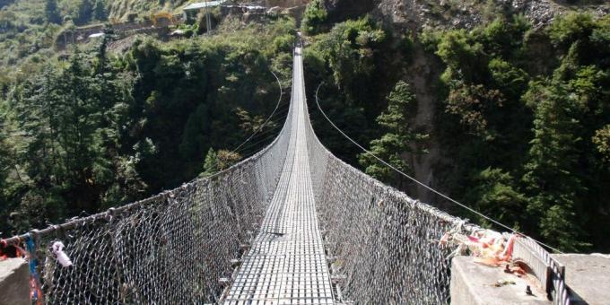 Scariest bridges: Ghasa suspension bridge