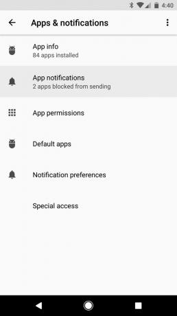 Android O: unread notifications
