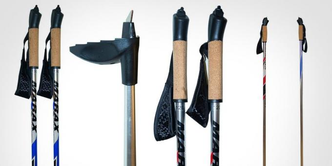 How to choose skis and equipment: ski poles