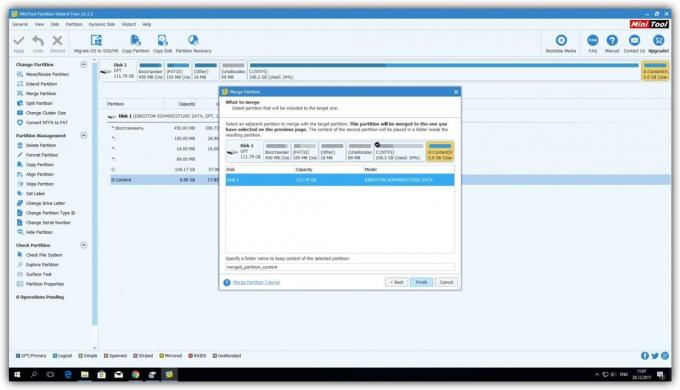 How to combine disks in Windows using MiniTool Partition Wizard