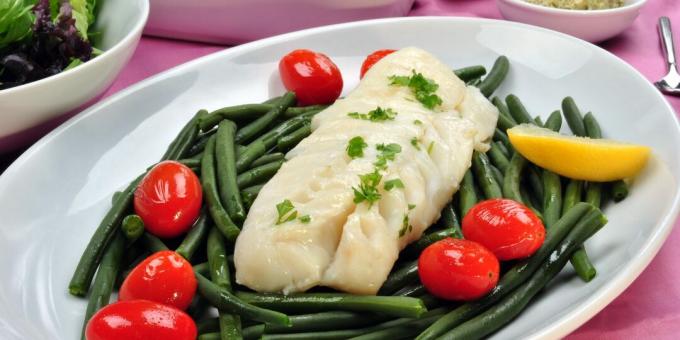 How much to cook cod: boiled cod