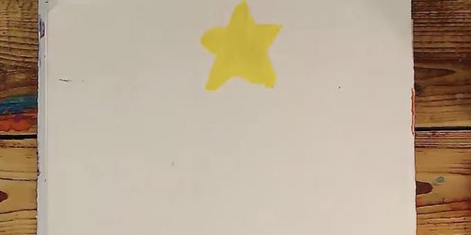 how to draw fluffy tree: picture a star