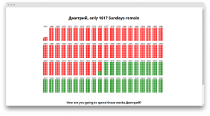 The Last Sunday - the most motivating extension for Chrome