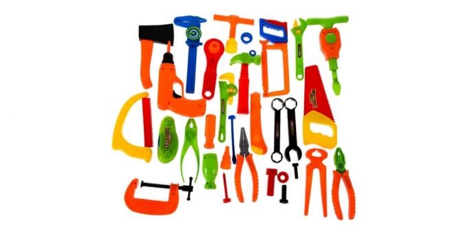 Children's plastic tools