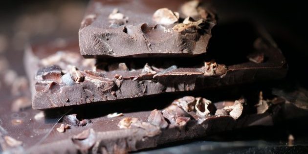homemade dark chocolate