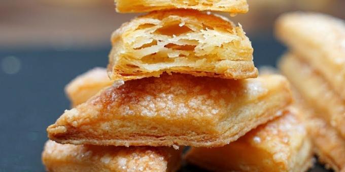 How to cook a simple puff pastry