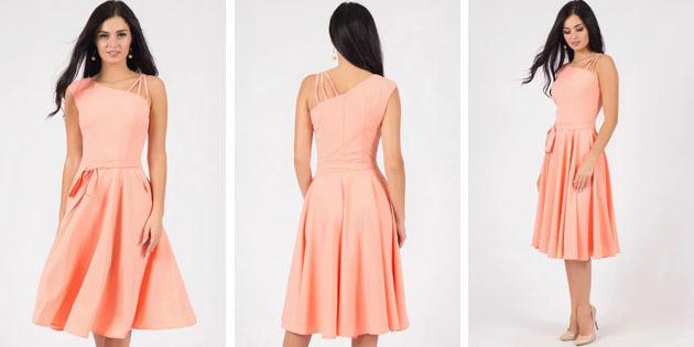 Dress coral color from Grey Cat