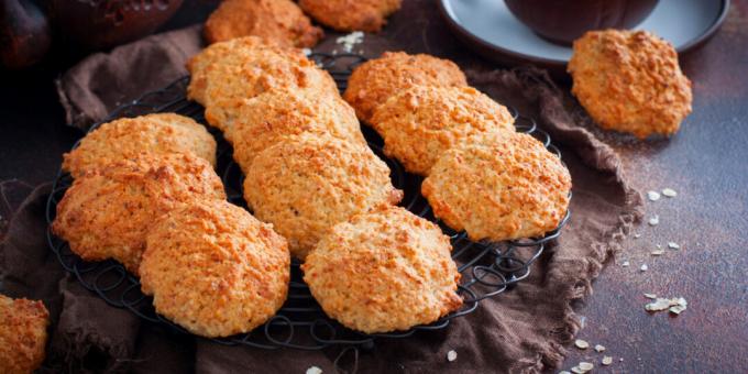 Oatmeal cookies with cottage cheese