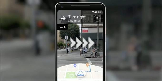 Important results of the Google I / O 2018: Google Maps with augmented reality