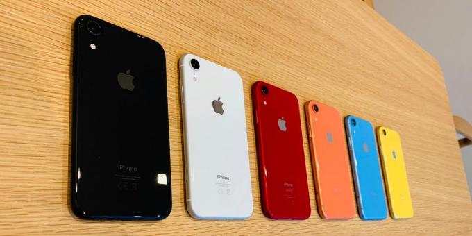 Overview iPhone XR: color