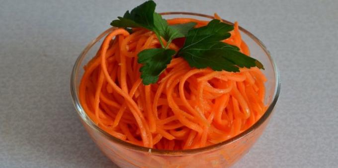 How to prepare for the winter Carrots: Carrots in Korean