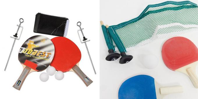 Gift for your teenager: portable table tennis set