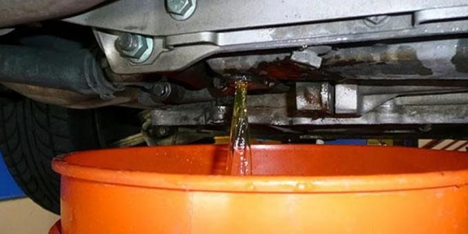 as a rinse stove radiator: drain the coolant