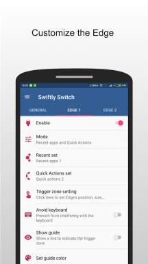 Swiftly Switch - a convenient menu for managing the smartphone with one hand