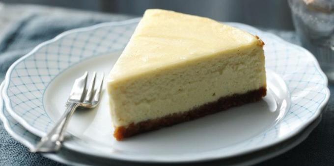 Cheesecake recipes: Classic cheesecake "New York"
