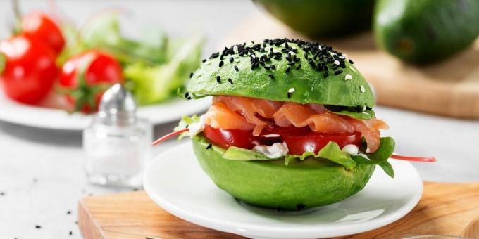 avocado burger