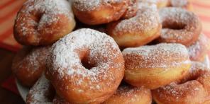 10 recipes for delicious lush donuts with fillings and without
