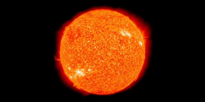 Scientific facts: the sun warms us with stale light