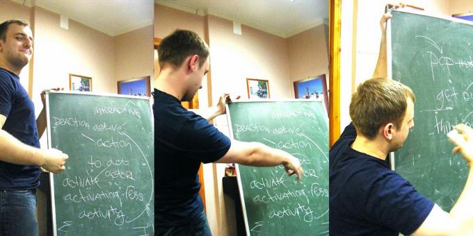 Maxim Ilyahov teaches English