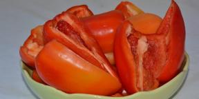 How to peel pepper