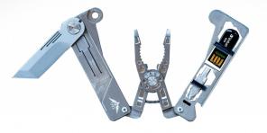 Thing of the day: Supra Tag - titanium multitul card with a pair of pliers
