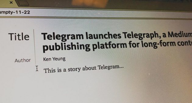 updated Telegram