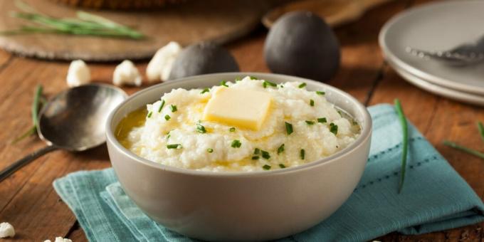 Potato and cauliflower puree