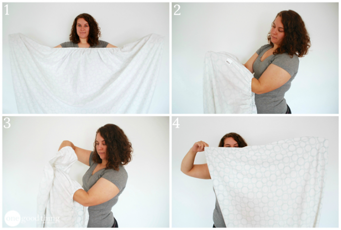 how to fold clothes: Sheets