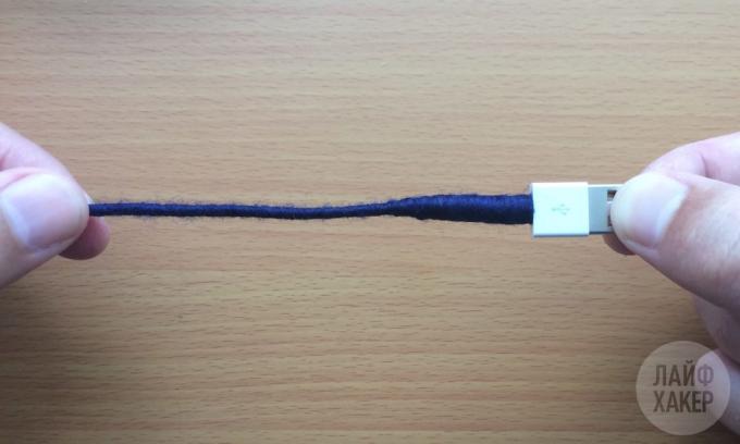 How to fix the Lightning-cable: check the density