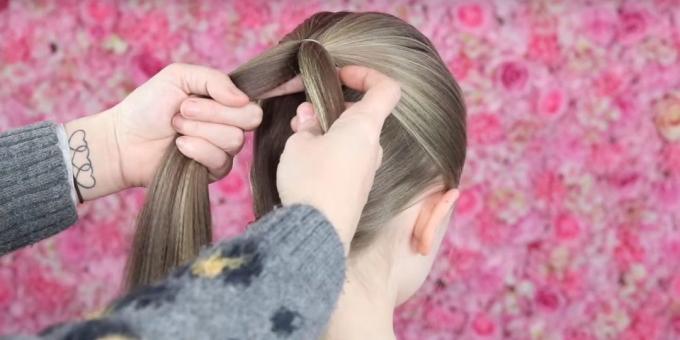 hairstyles for girls in the New Year: Make one more tail
