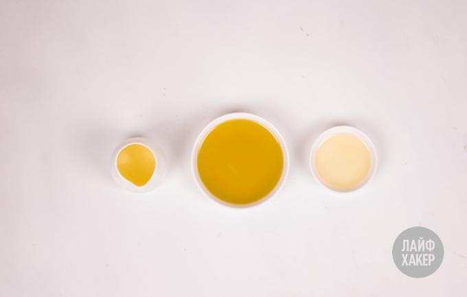 Salad dressing: choose oil