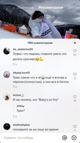Secrets of the popularity of TikTok: actively comment