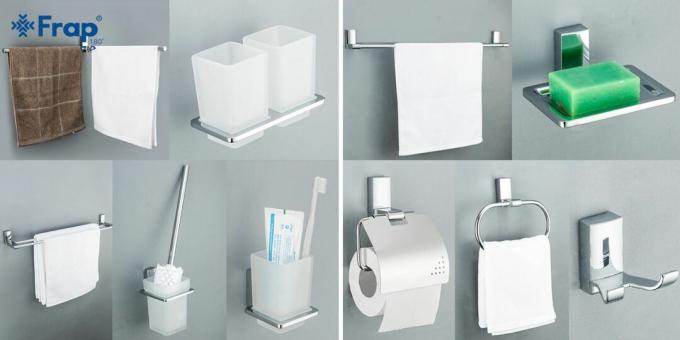 Home furnishings: bathroom accessories