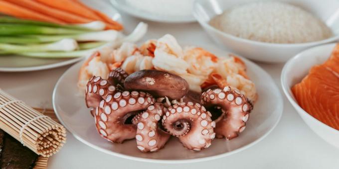 How much to cook an octopus: boiled octopus