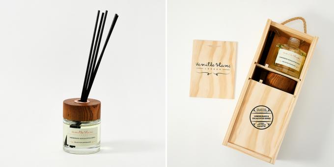 Fragrances for a cozy atmosphere at home: Diffuser with lemograss and eucalyptus oil