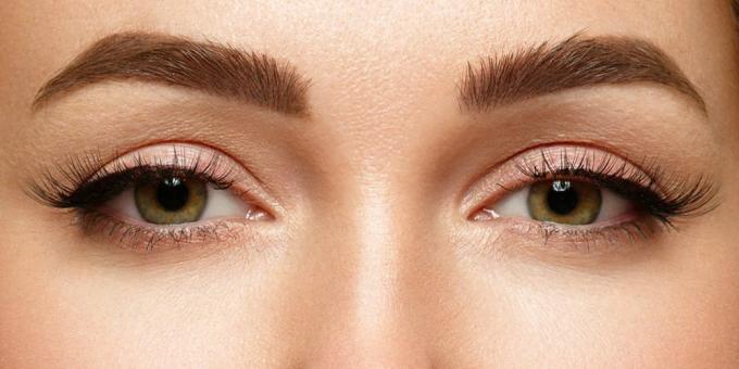 How to determine the shape of your eyes: Take a look in the mirror. If the top and bottom of the pupil are hidden under the eyelids, then you have almond-shaped eyes.