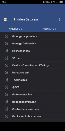 MIUI Hidden Settings