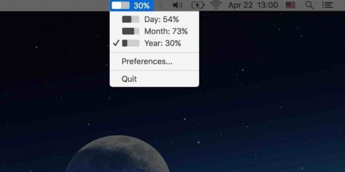 How much time we spent. Progress Bar OSX