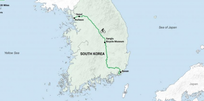 Attractions South Korea: travel the country from north to south, you can tour Zelenski Cycle the World