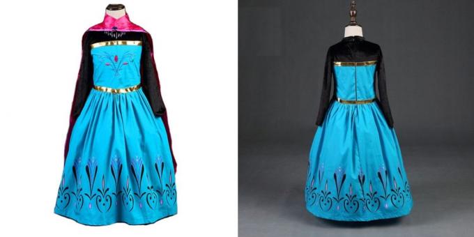 New Year costumes for children: Princess Elsa