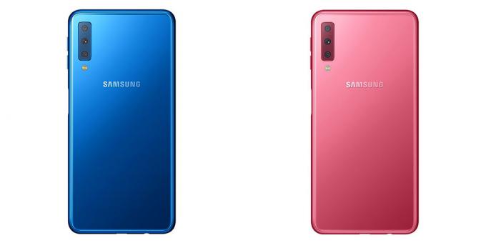 Samsung Galaxy A7: Colors