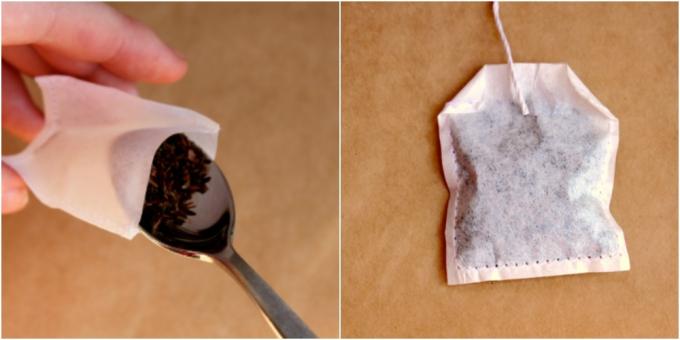 Gifts on March 8 with his hands: Tea bags with pictures