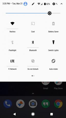 Android O: dark theme