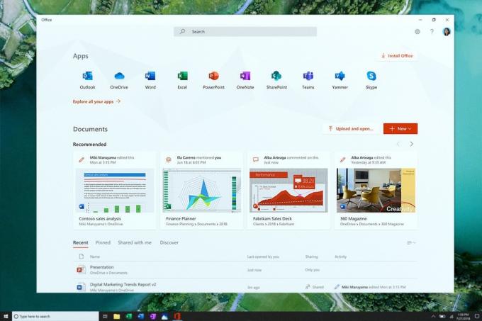 Spring update the version of Windows 10: a new office application