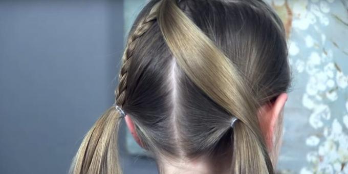 hairstyles for girls in the New Year: plait braid and secure
