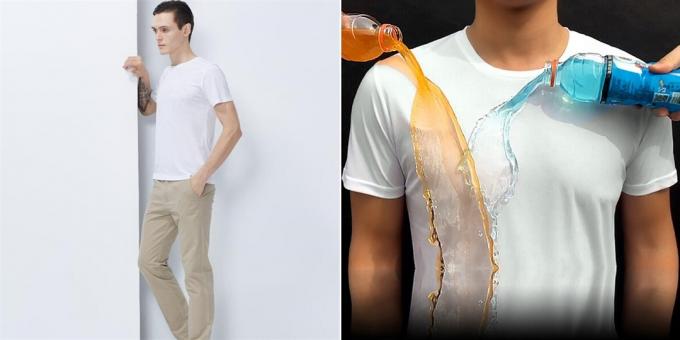 Water repellent T-shirt
